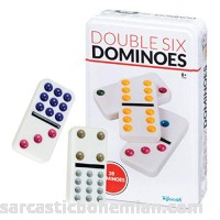 Cardinal Double Six Color Dot Dominoes In Color Collectors Tin 28 Dominoes 1 B00004T71P
